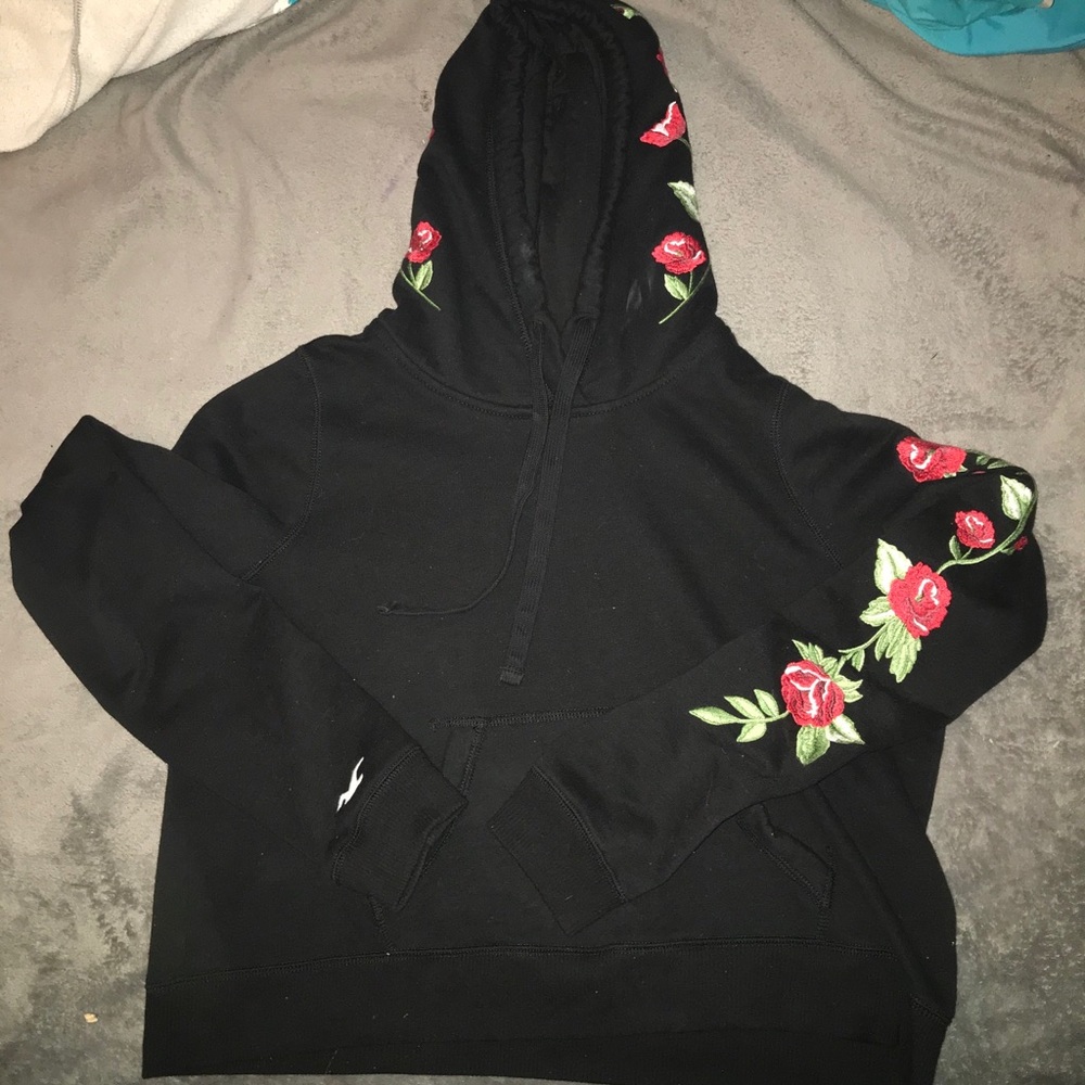 Hollister rose hoodie